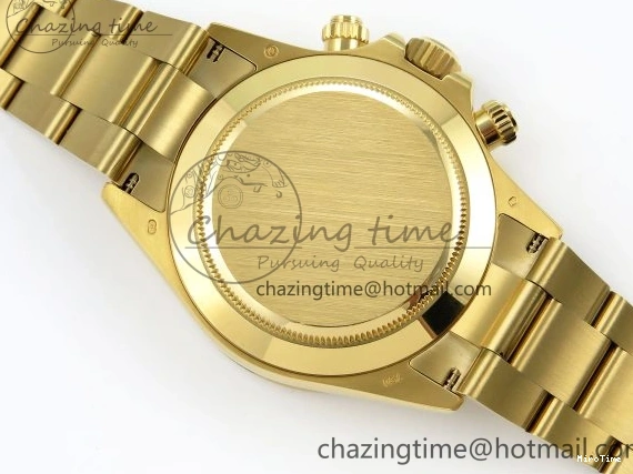 MiroTime 0323 Daytona 116508 QF 1:1 Best Edition Black Diamonds Dial on YG Bracelet SH4130 V3 (Gain Weight) Popular 1719